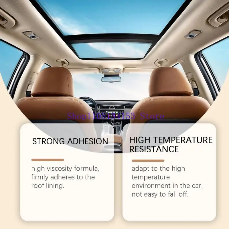 

hg89 Клей для ткани крыши автомобиля 125 мл Быстросохнущий клей для ремонта кожи Клей для ремонта потолков для ремонта ткани и