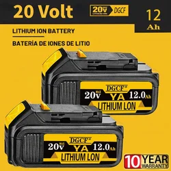 2024 20V 6.0Ah MAX Battery Power Tool Replacement for DeWalt DCB205 DCB 206 DCB181 DCB182 DCB200 20V 6A 18Volt 20v Battery