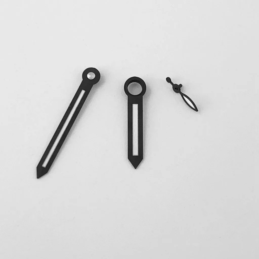 Czarne wskazówki zegarka Goutent pasują do akcesoriów do zegarków z mechanizmem ETA 6497 6498 ST3600 3620