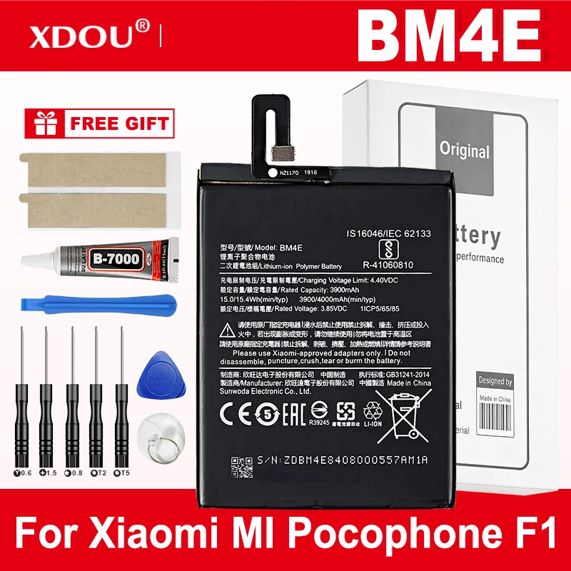 

Совершенно новая батарея BM4F 4030 мАч для Xiaomi Mi A3 CC9 CC9e Mi 9 Lite, высококачественные сменные батареи для телефонов