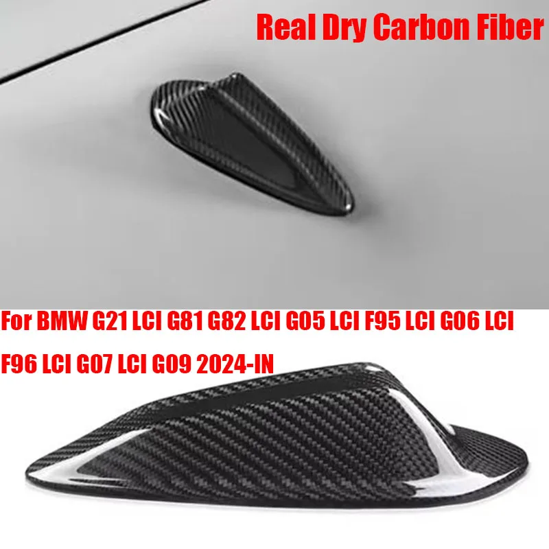 

For BMW G21 LCI G81 G82 LCI G05 LCI F95 LCI G06 LCI F96 LCI G07 LCI G09 2024-IN Real Dry Carbon Fiber Antenna Trim Sticky