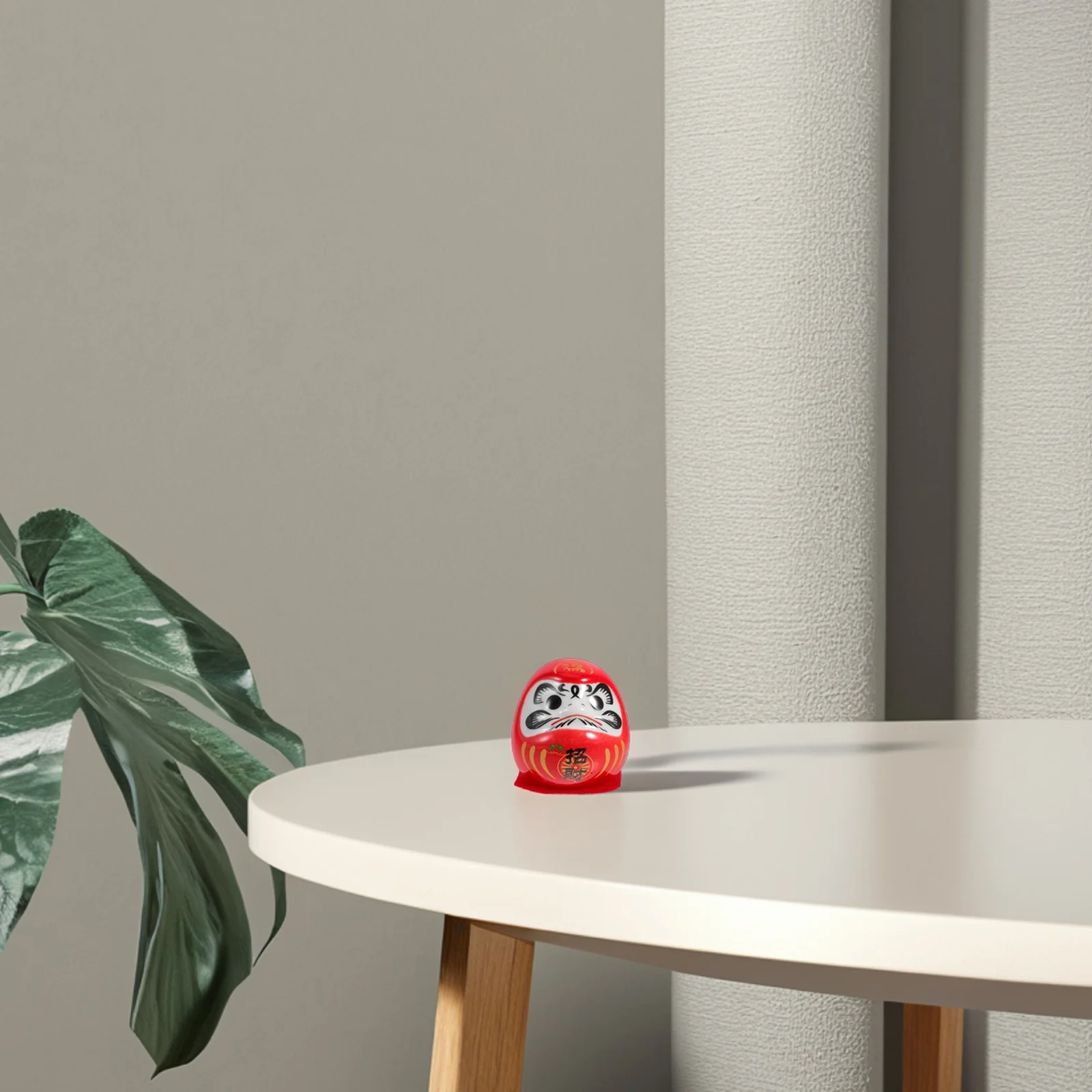 

Mini Japanese Ceramic Lucky Charm Traditional Feng Shui Decor Statue for Home Office Car Dashboard Zen Collection