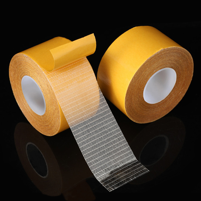  10M Mesh High Viscosity Strong Fixation Of Double Sided Cloth Base Tape Transparent Traceless Waterproof For Home Adhesives 