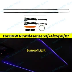 11 Colours LED Sunroof Light For BMW 3/5 Series G20 G30 G01 G05 X3  X4 X5 X6 X7 Car Roof Panoramic Skylight Ambient Lights Refit