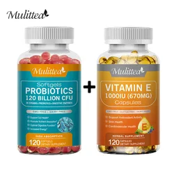 Mulittea Hot sale Probiotics and Vitamin E Capsules Helps Promote Intestinal Flora Digestion and Skin Beauty Health