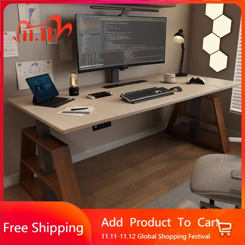 Minimalist Aesthetic Office Desk Design Organizer Classic Modern Office Desk Simple Corner Nordic Design Ufficio Salon Furniture