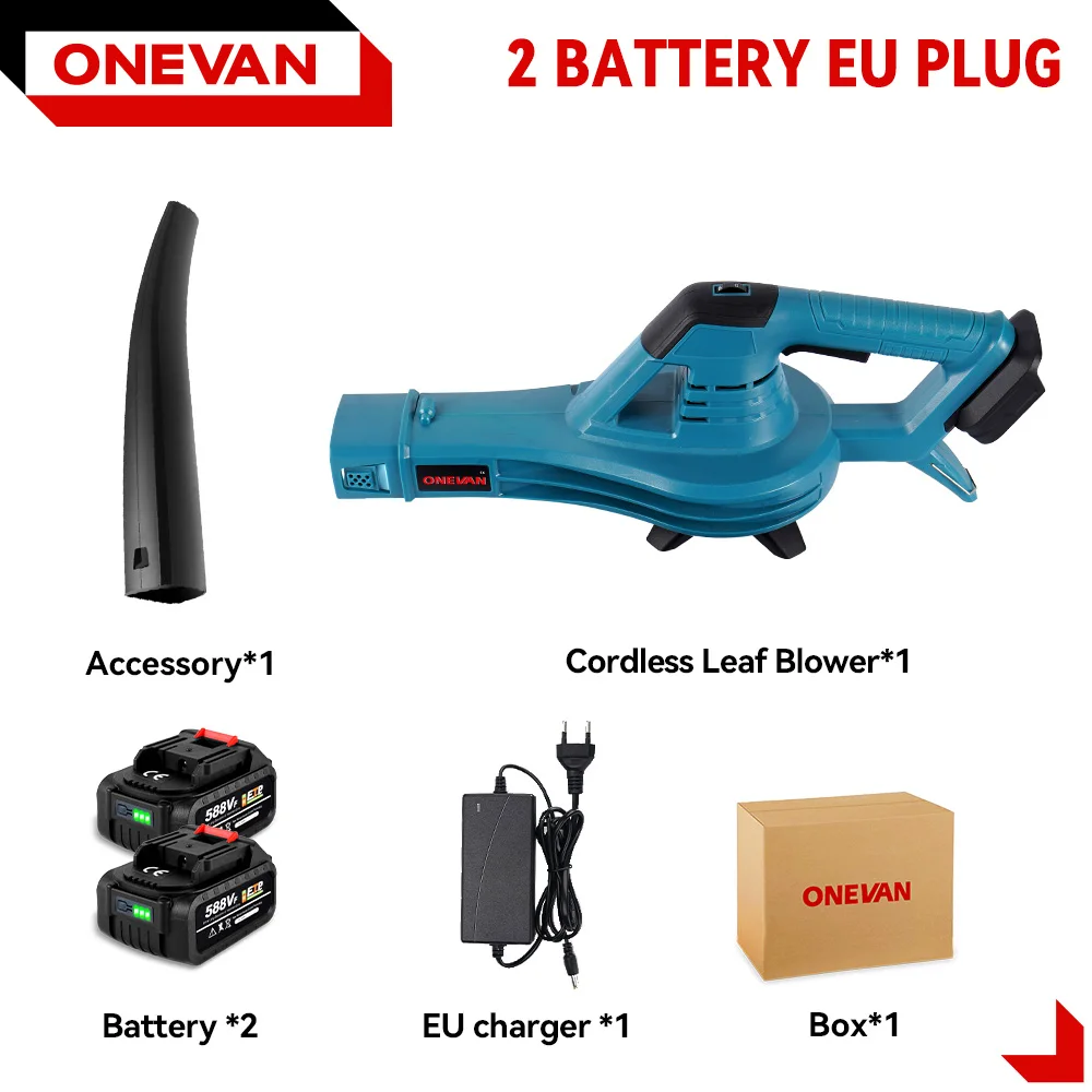 4500 واط 46000 دورة في الدقيقة منفاخ هواء كهربائي لاسلكي 6 سرعات قابل للتعديل منفاخ الثلج أدوات الحدائق لبطارية Mak *ita 18 فولت