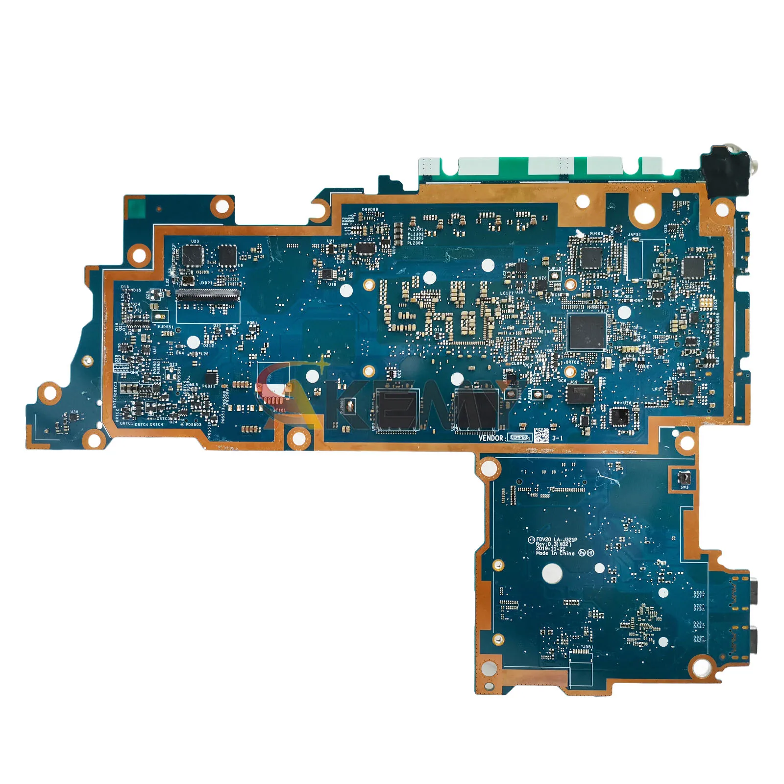 Für DELL Latitude e7210 Laptop Motherboard FDV20 LA-J321P CN-0481H7 CN-06CTMF 09XR7X Mit i3 i5 i7 10th CPU Motherboard TEST OK