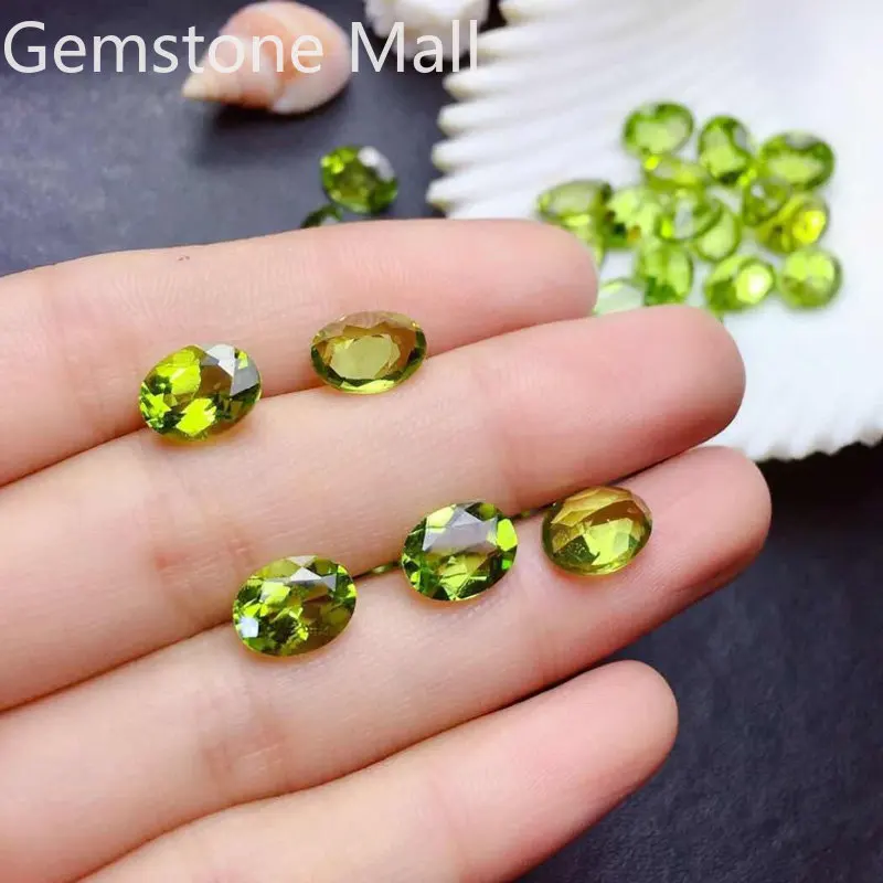 

VVS Grade Natural Peridot Loose Gemstone for Sterling Silver Jewelry DIY 4mm*6mm To 9mm*11mm Peridot Wholesale Price Gemstone