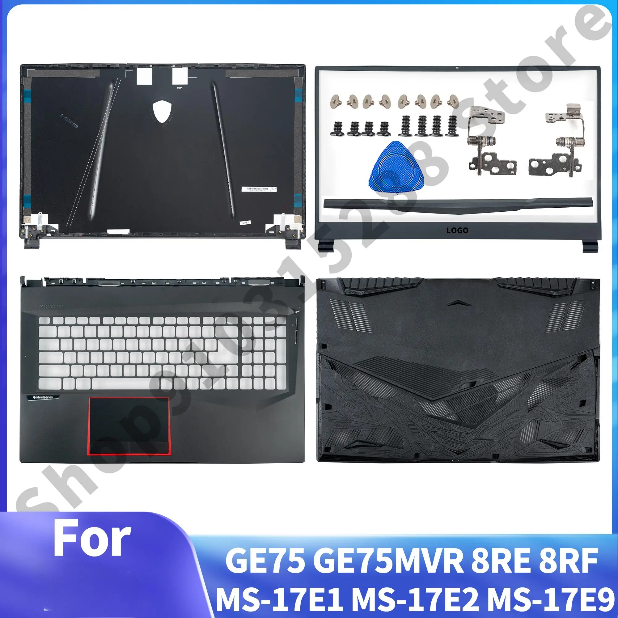 

NEW Original Cover For GE75 RAIDER MS-17E2 17E5 17E7 8RE 8RF 8RE 8SG LCD Back Cover Front Bezel Hinge Upper Bottom Case 17.3inch