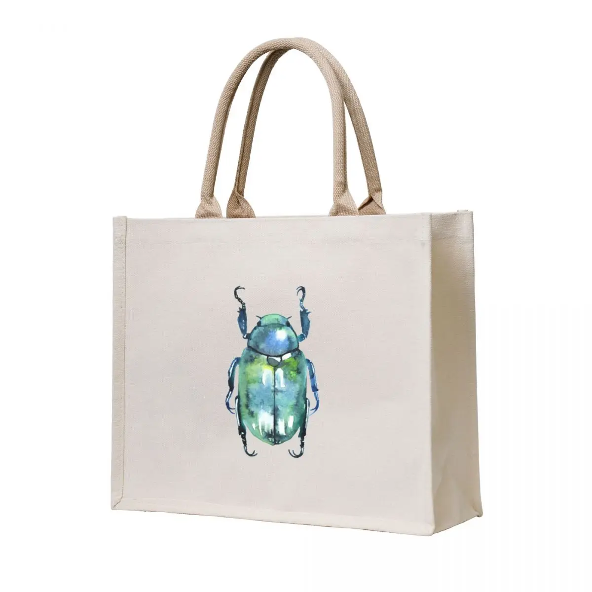 Chromatic Blue Beetle Tote Bag Lady bags tote bag men tote bag canvas large size bags