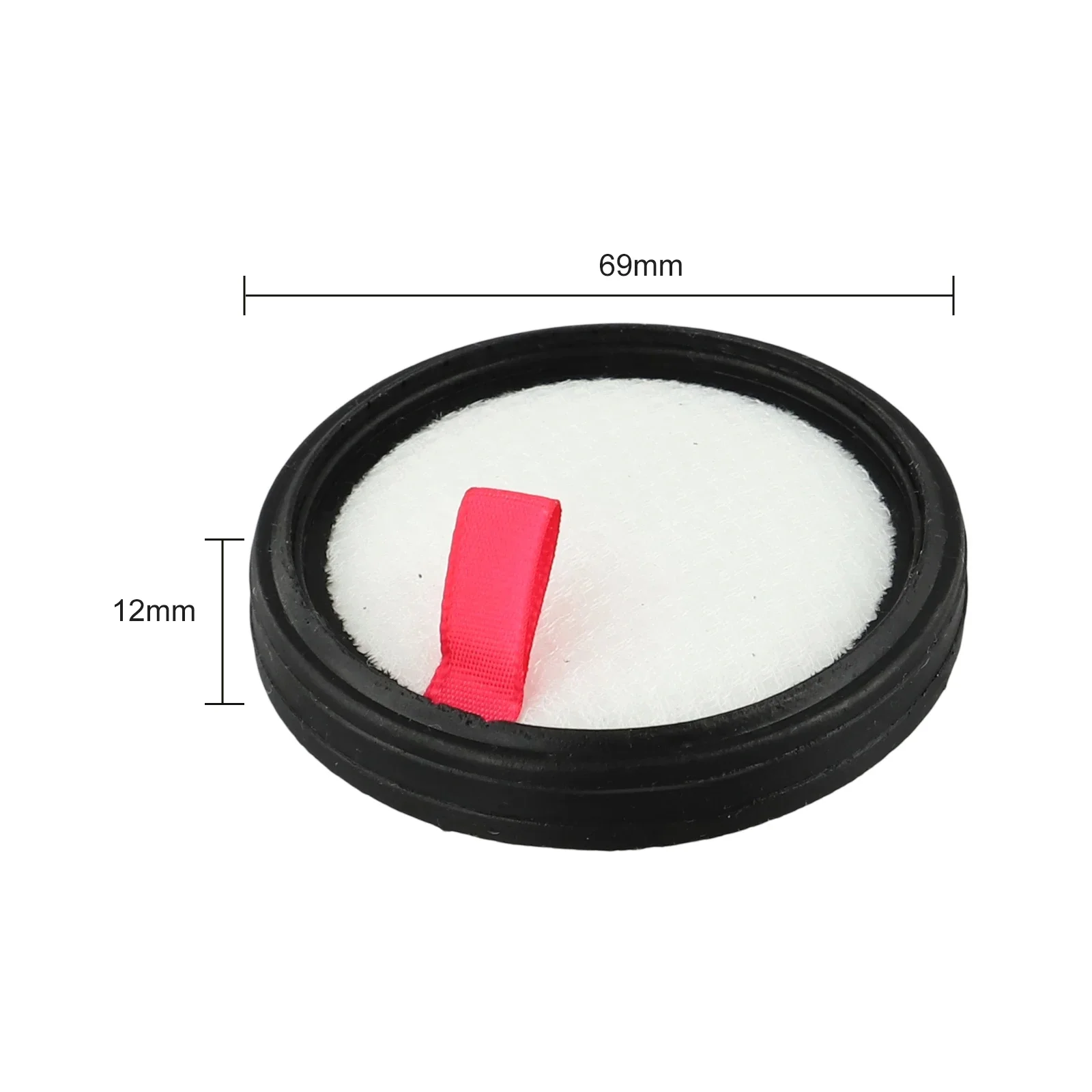 Dust Tank Filter YONNDER E1 Filter Efficient Dust Removal Black And White Easy To Clean Filter Washable Filter
