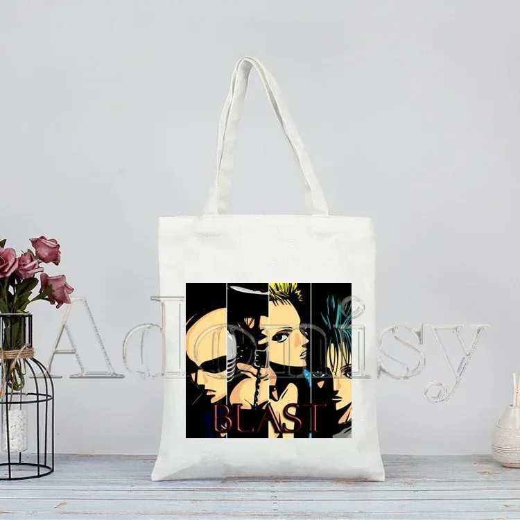 NANA Osaki Manga Anime Japanese The Black Stones Shopping Bag Tote Handbag Shopper Recycle Bag Reusable Tote Custom