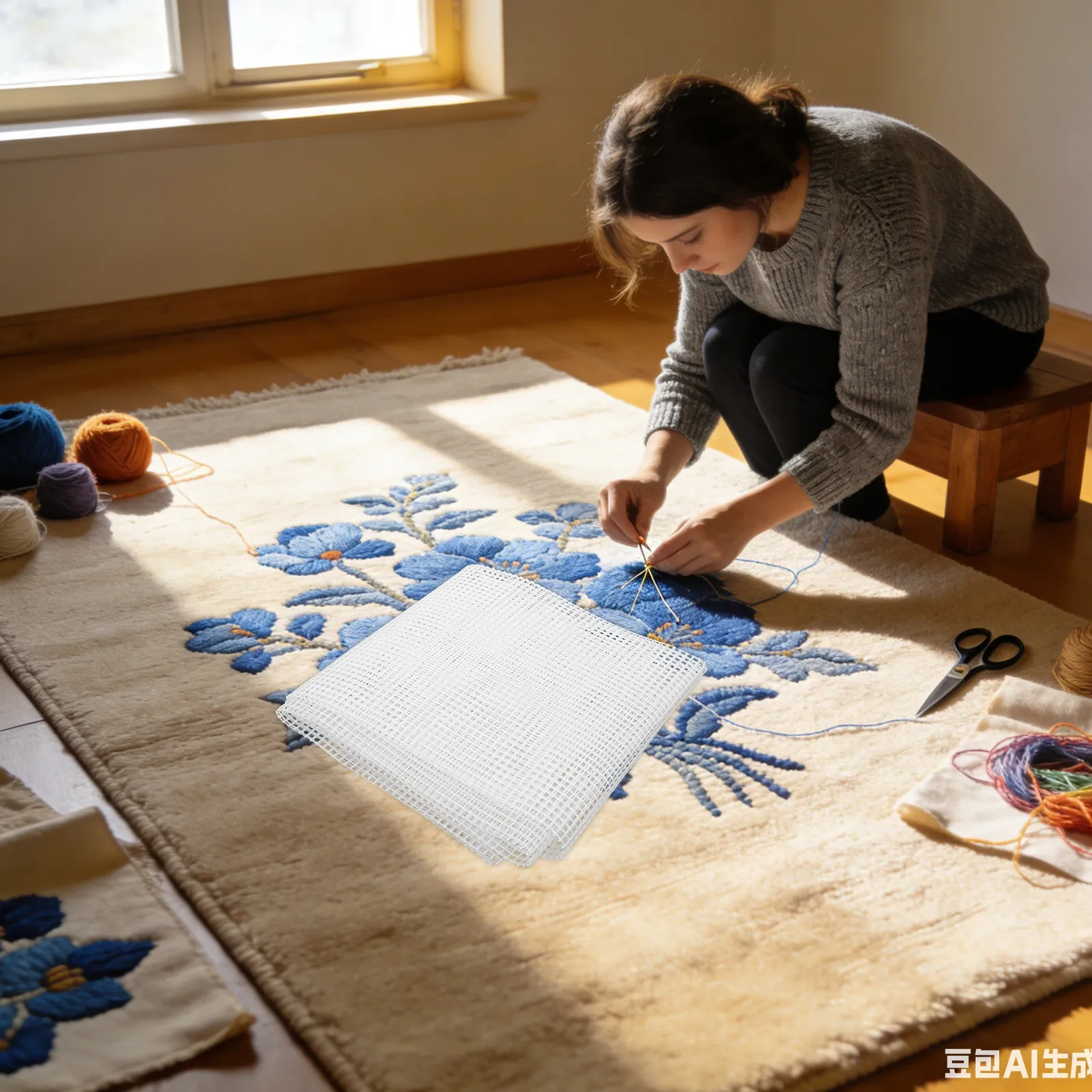 Toile de broderie en maille 1x - Embroidery Sheet avis et prix