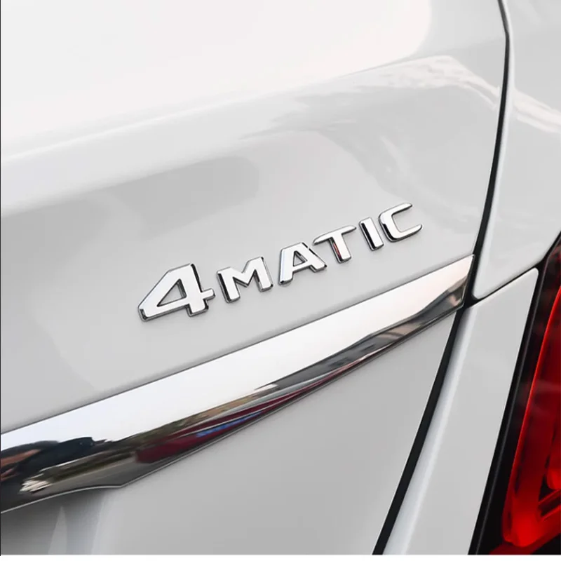 3d ABS Chrome Black Logo B180 B160 B220 B250 B260 B200 Emblem Badge Car Trunk Letters Sticker For B Class W245 W246 Accessories