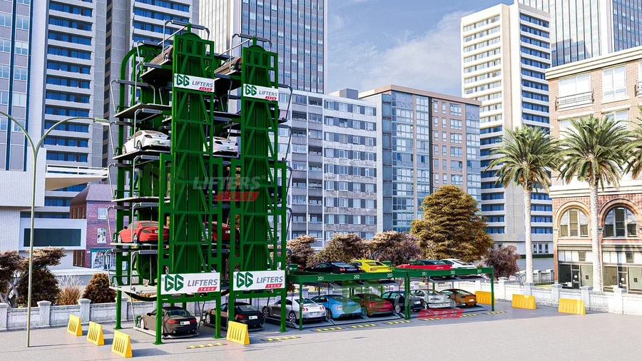 Multi-Storey Vertical Rotary Ferris Wheel Autopark Parking Equipment Mechanical Parking Garage Carousel System Car Lifts