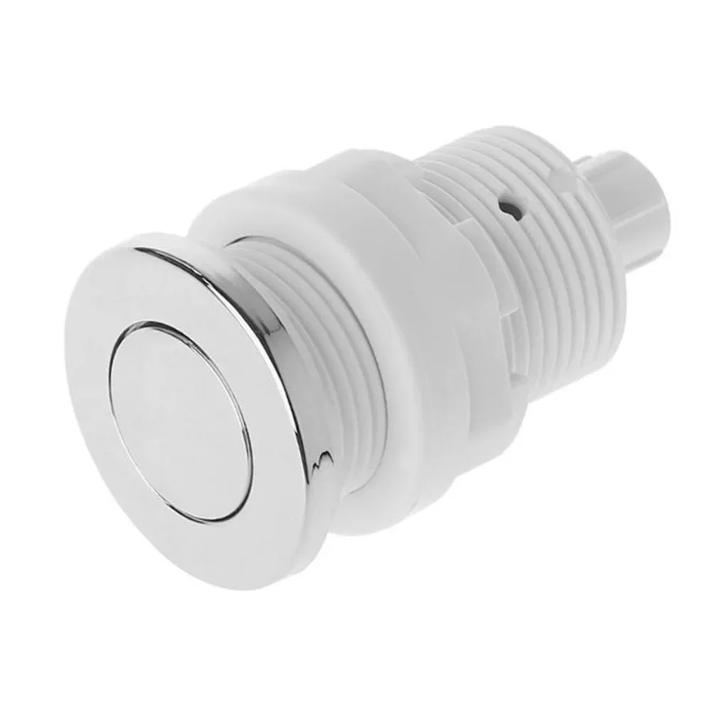 ABS Engineering Plastics Switch Button Pneumatic Button 28mm Disposal For Bathtub Spa Installation Hole 28mm Switch Kits White