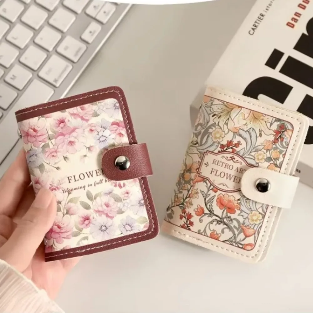 Retro 20/30 bolsos para cartões carteiras femininas grande capacidade couro do plutônio caso de cartão de visita leve à prova dwaterproof água saco de cartões feminino