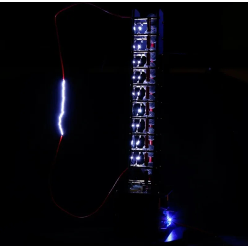 6-Level / 10-Level Marx Generator Pulse High Voltage Generator Lightning Simulation DIY Science Experiment Student Teaching