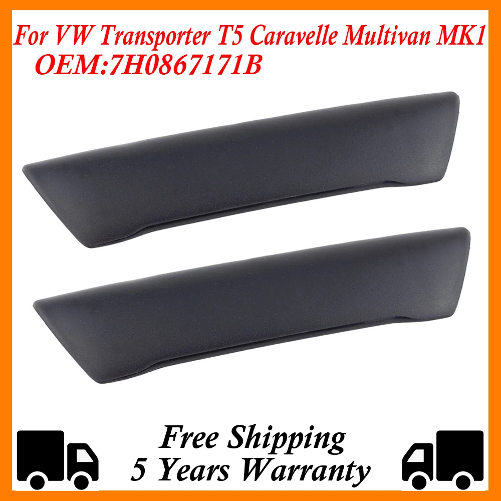 Yeni Ön İç Kapı Kolu Tutma Çekme Kapağı Sol veya Sağ 7H 0867171 B VW Transporter T5 Caravelle Multivan MK1 2003–2010 için
