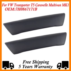 Yeni Ön İç Kapı Kolu Tutma Çekme Kapağı Sol veya Sağ 7H 0867171 B VW Transporter T5 Caravelle Multivan MK1 2003–2010 için