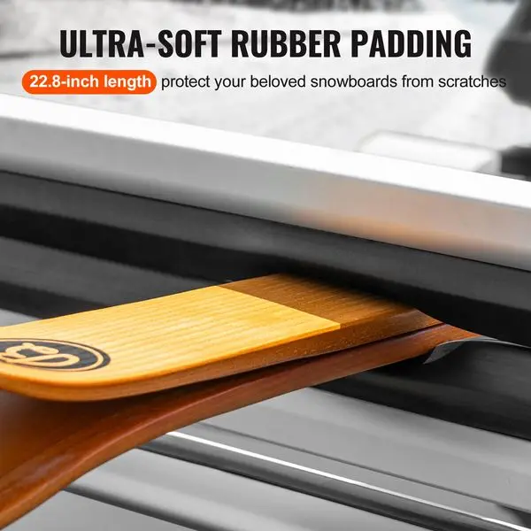 رف سقف التزلج على الجليد 31.7 بوصة رف التزلج العالمي لسقف السيارة مع قفل