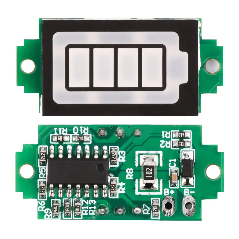 1S 2S 3S 4S 18650 wskaźnik pojemności baterii litowej Monitor miernik testowy poziomu cyfrowy akumulator dla pojazd elektryczny 4.2-16.8V