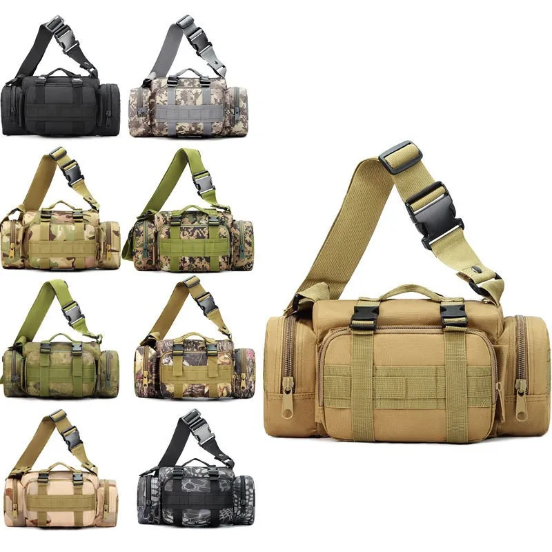 1PC Outdoor Tactical Backpack,Waist Pack,Waist Bag,Mochilas Molle Camping Hiking Pouch Chest Bags Men's Storage Bag.