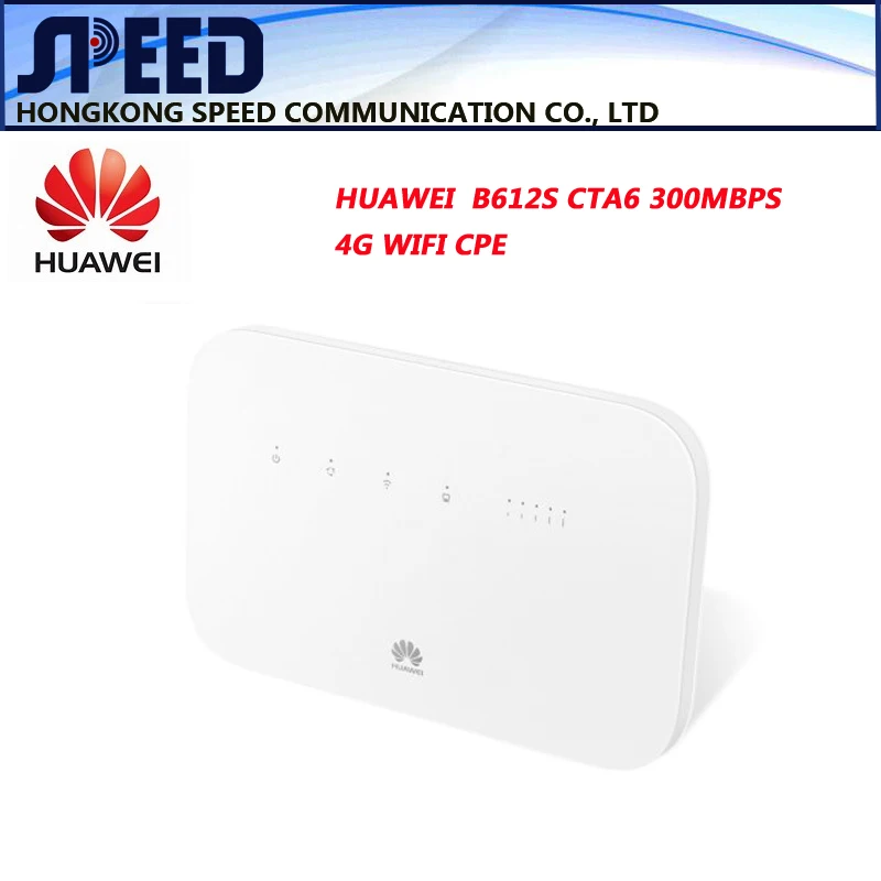 

Huawei B612-533 Маршрутизатор 4G LTE Cat.6 300 Мбит/с CPE-маршрутизатор Беспроводной маршрутизатор 4G + антенна 2 шт.