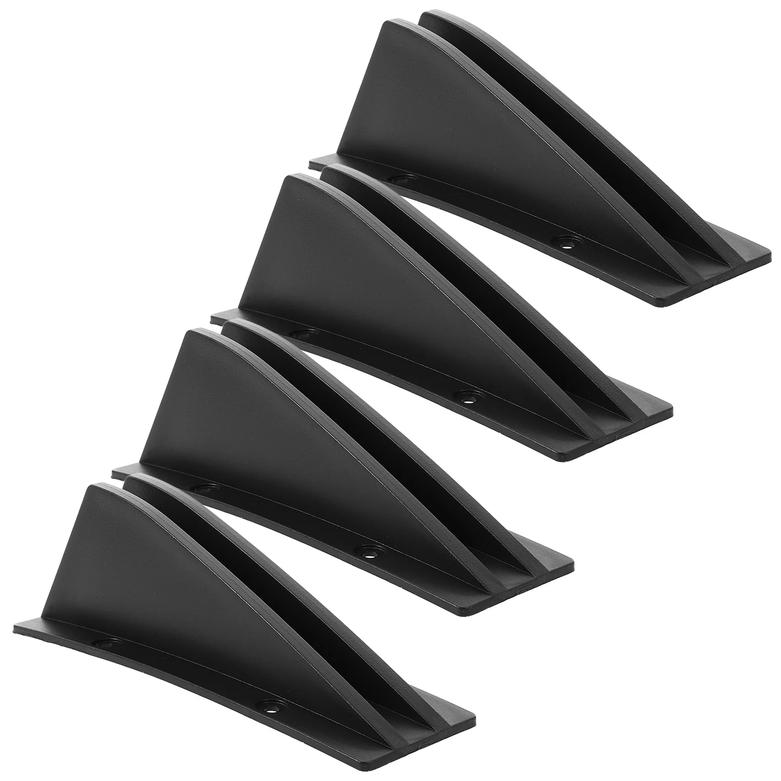 

4Pcs Car Rear Lower Bumper Diffuser Spoiler PP Material Aerodynamic Design Wind Resistance Reduction Scratch Protection