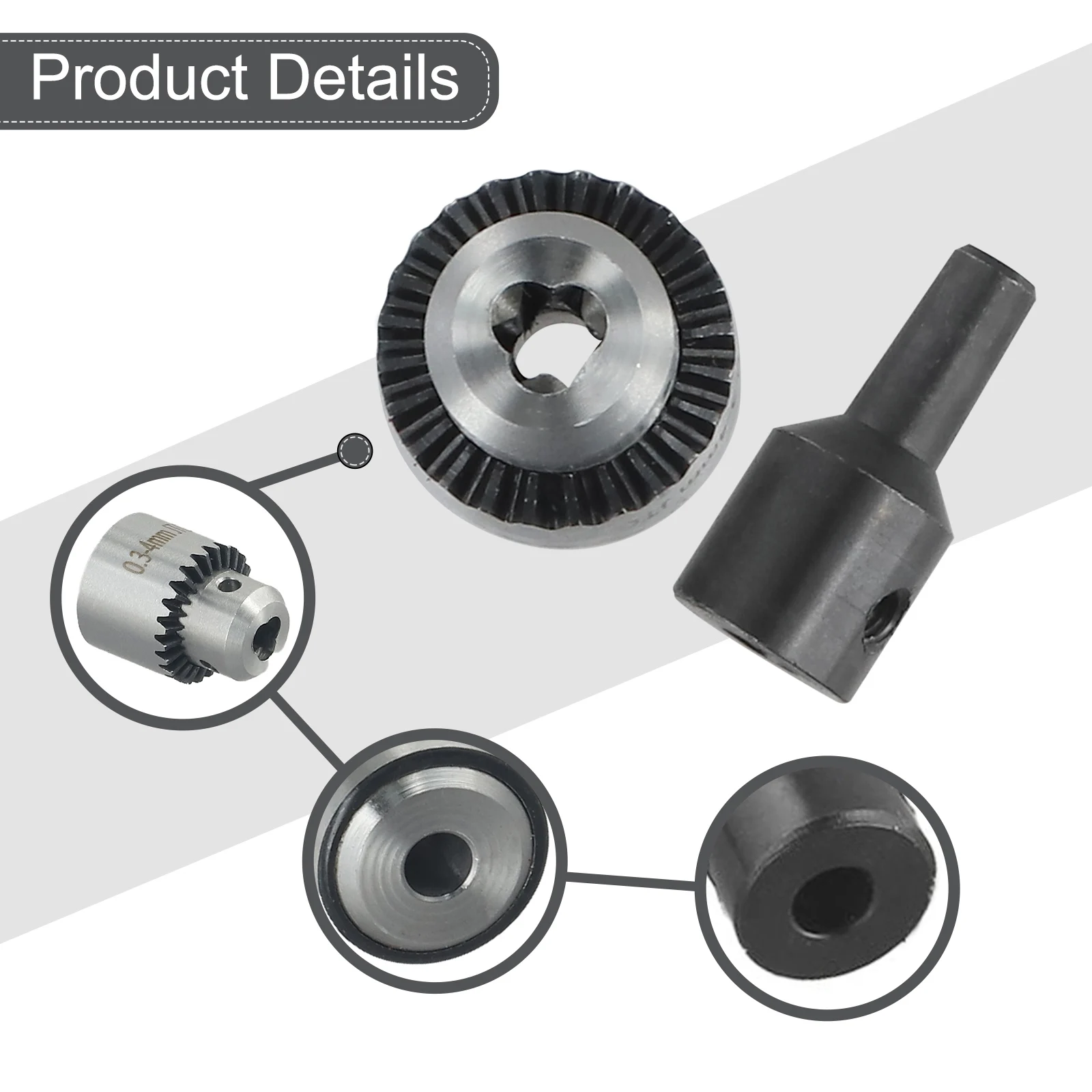 Mini Drill Chuck Key 0 3 4mm JTO Taper Mounting Lathe Chuck PCB Drilling Machine, Perfect Tool for Hobbyists and DIY Enthusiasts