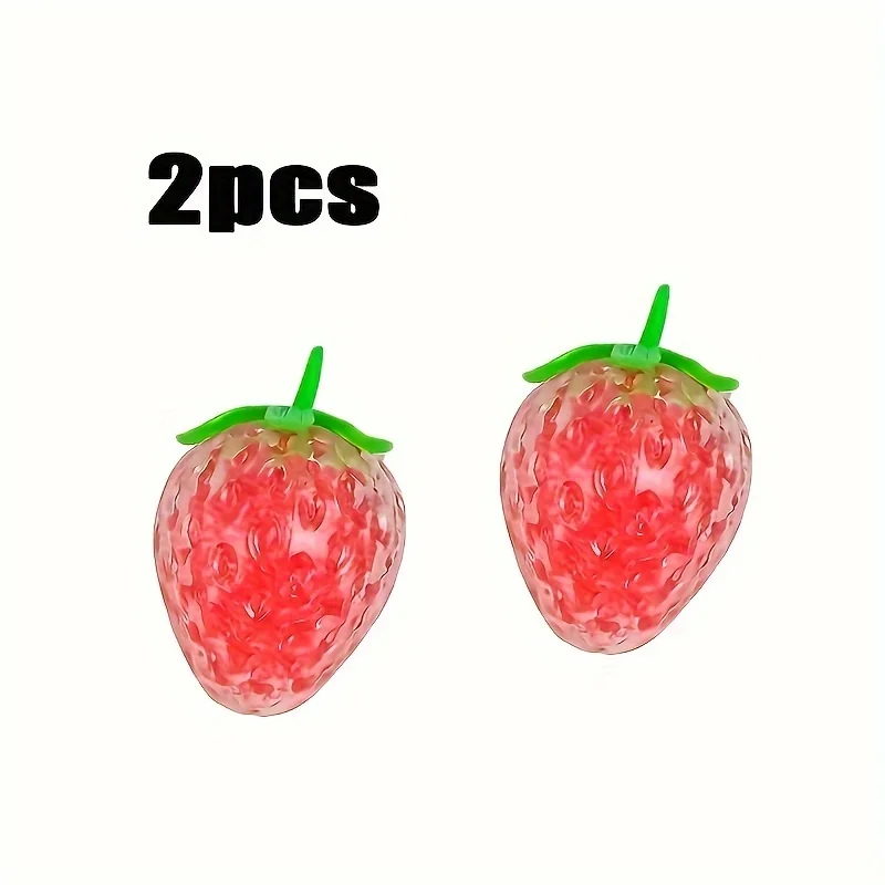 Paquete de 2 juguetes para apretar fresas TPR