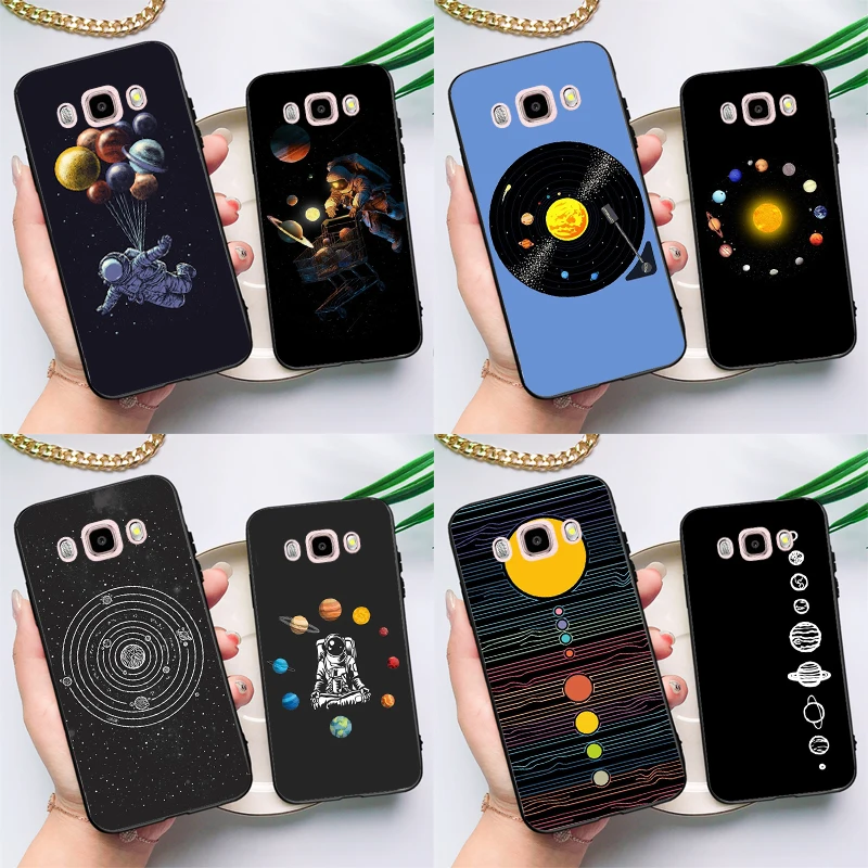 Space Planets Solar System Case For Samsung Galaxy J6 J4 Plus 2018 J8 A6 A7 A8 A9 J1 J3 J5 J7 2016 A3 A5 2017 Coque