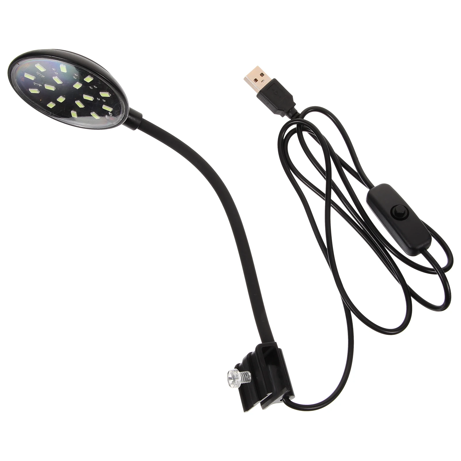 

Small Fish Tank Light LED Aquarium Lighting Plastic Pond Clip Type Lamp USB Marine Household Wear Resistant Reusable