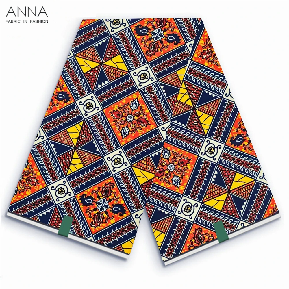 

Veritable Wax Ankara Block Prints Batik Fabric African Wax Fabric Nigerian Dutch Hollandais Pagne 100% Cotton For Sewing VL-123