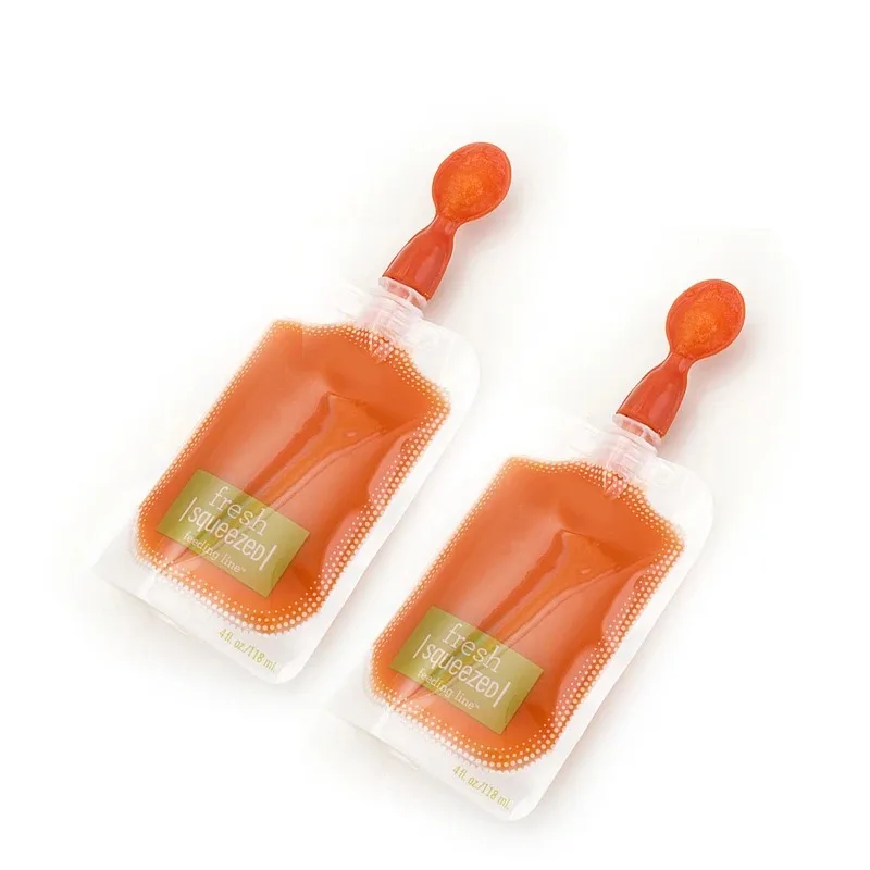 50Pcs Baby Food Storage Bag Make Organic Food Fresh For Baby Toddler Squeeze Fruit Juice Pouch Baby Food Supplement Storage Bag
