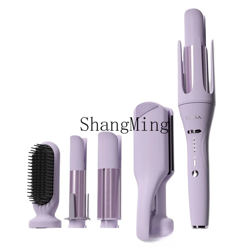 

ZYY three-five-in-one negative ion automatic curling iron, long-lasting setting, no hair damage, hair straightener