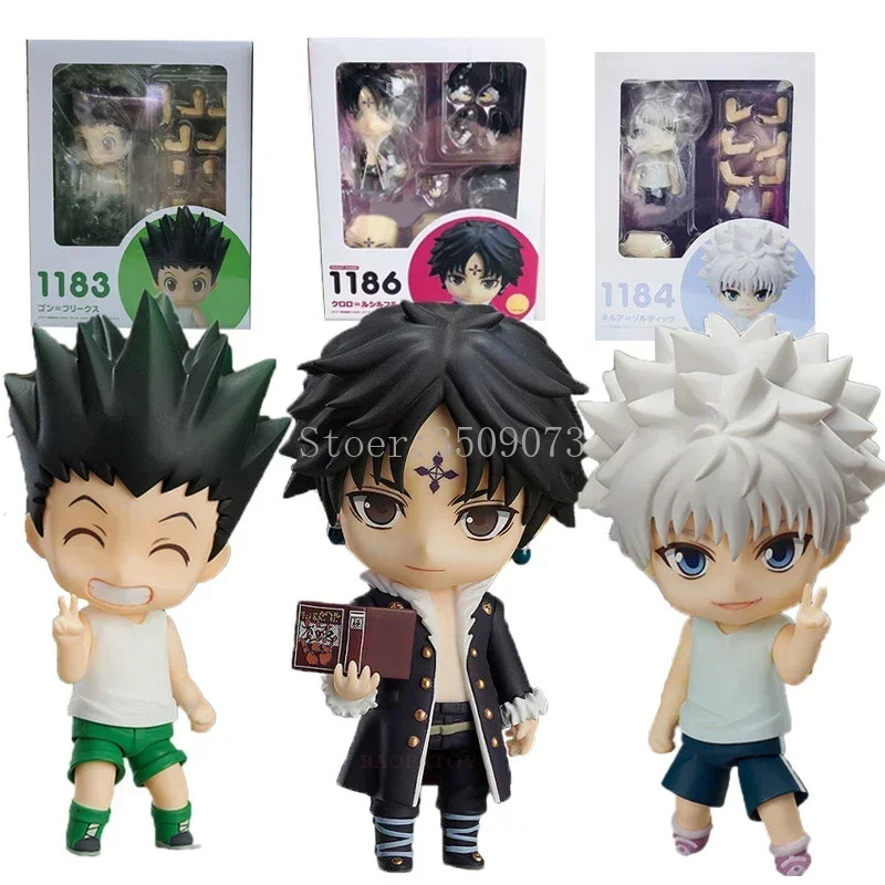 Hunter x Hunter Anime Figure #1183 Gon Freecss & Killua Zoldyck Action Figure Kurapika/Chrollo Lucilfer  Figurine Model Doll Toy