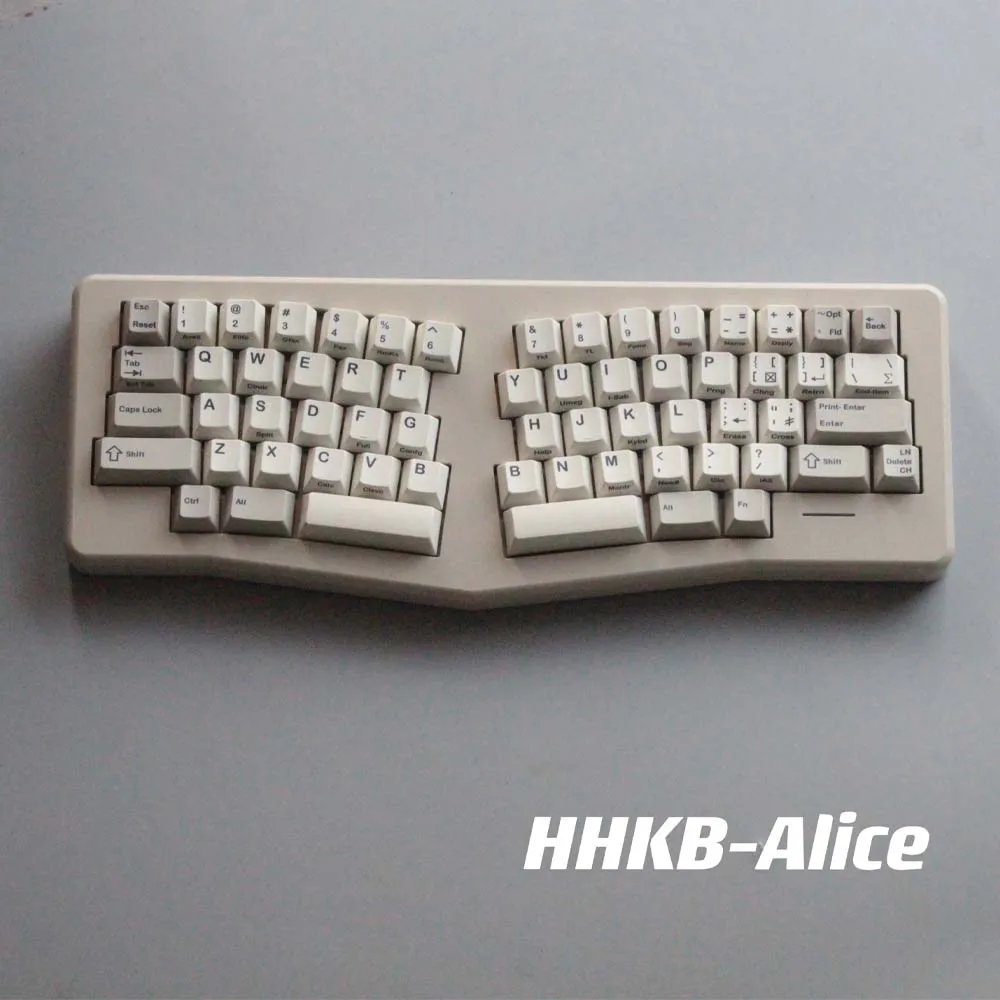 Imagem -03 - Alumínio Cnc Caixa de Borracha Dome Topre Switch Kit Teclado Capacitivo Personalizado Hhkb Realforce Nize Referência Hhhkb-alice