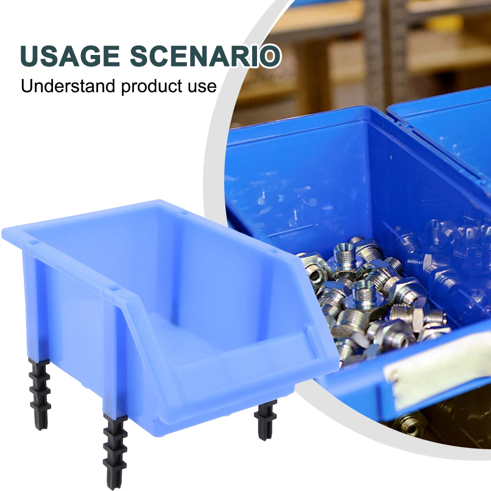 1pc Stackable Plastic Hardware Parts Storage Boxes Component Screws for Tool Box Classification Case Workshop Goods Shelves