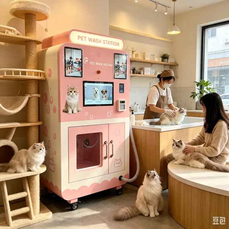 Pet Wash Vending Machine Commercial Dog Grooming Machine Automatic Bath Station Intelligent Pet Cleaning Equipment