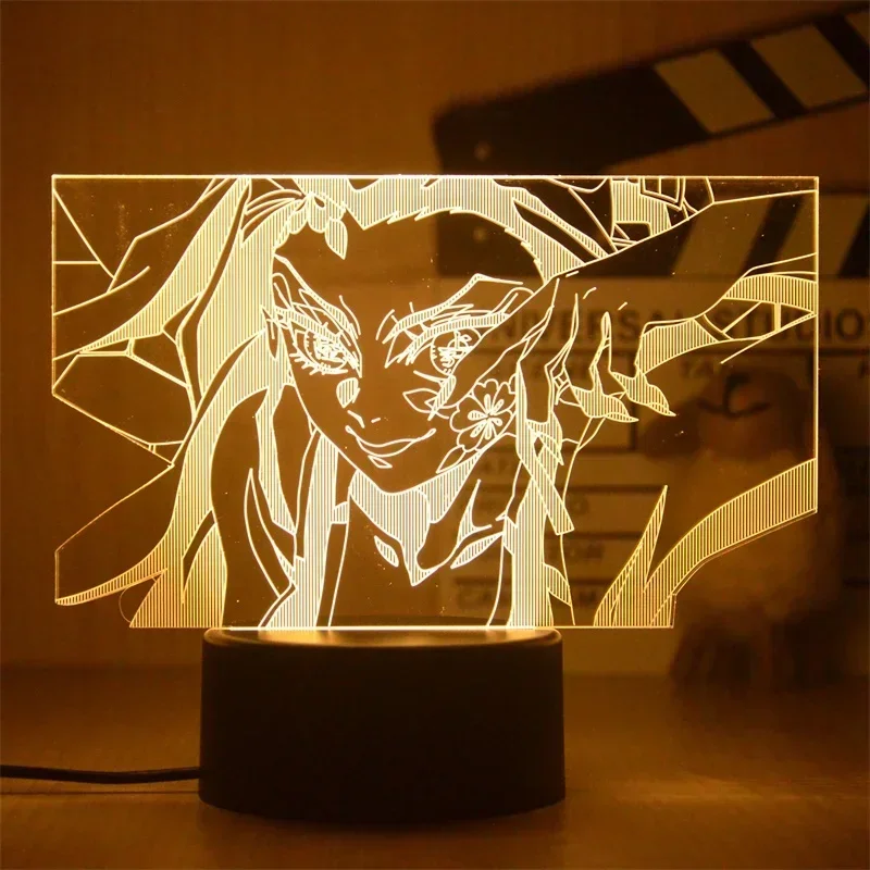 

Demon Slayer 3d Led Lamp Kamado Nezuko Action Figures Nightlight Bedroom Decoration Kimetsu No Yaiba Anime Desk Lamp