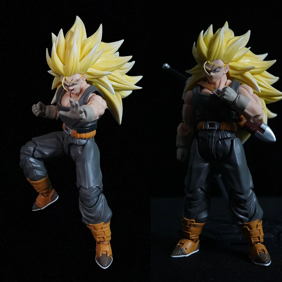 Dragon Ball Anime Action Figure Toy Model, SSS Studio, SHF Son Trunks, Ssj3, Super Saisuperb 3, En Stock, Nouveau