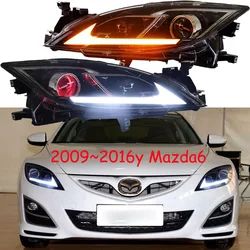 car bupmer head light for mazda6 headlight daytime light 2009～2016y LED car accessories DRL fog for mazda6 headlamp