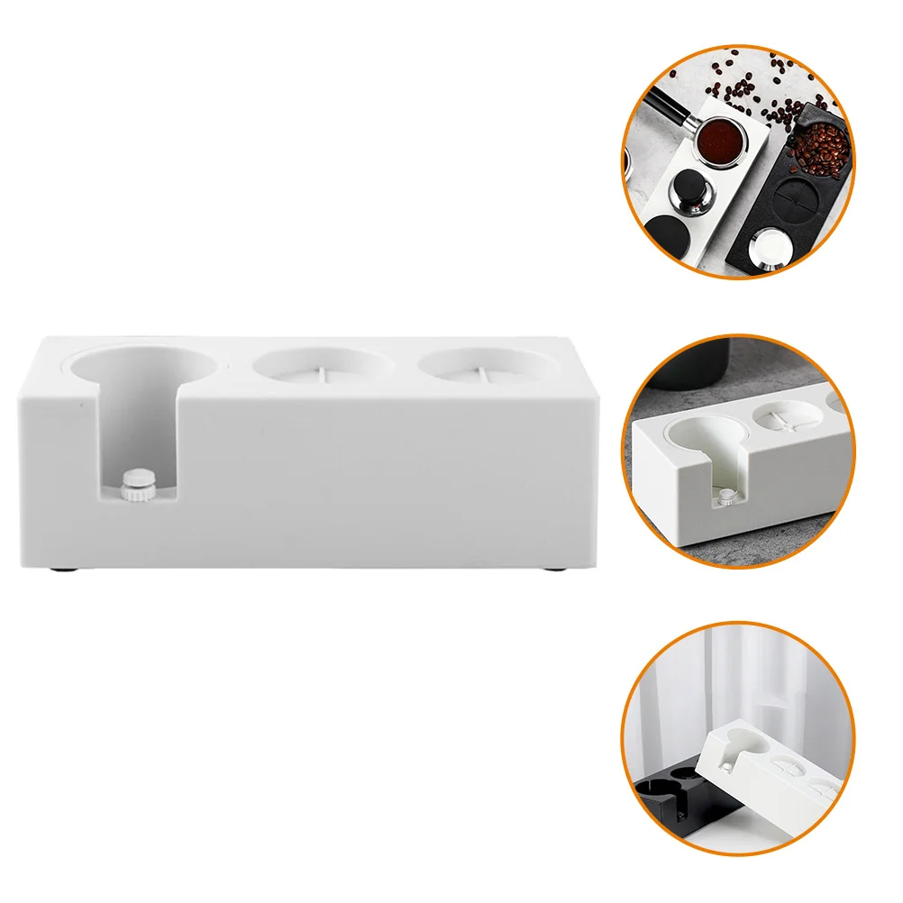 

Stand Powder Press Holder Handle Support Frame Coffee Espresso Tamper Household White Travel