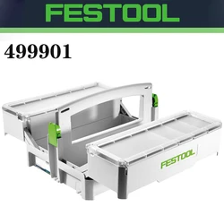 FESTOOL 499901 SYS-Storage Box Scalable Expansion 396*296*167mm Durable Multifunctional Tools Parts Hard Shell Case