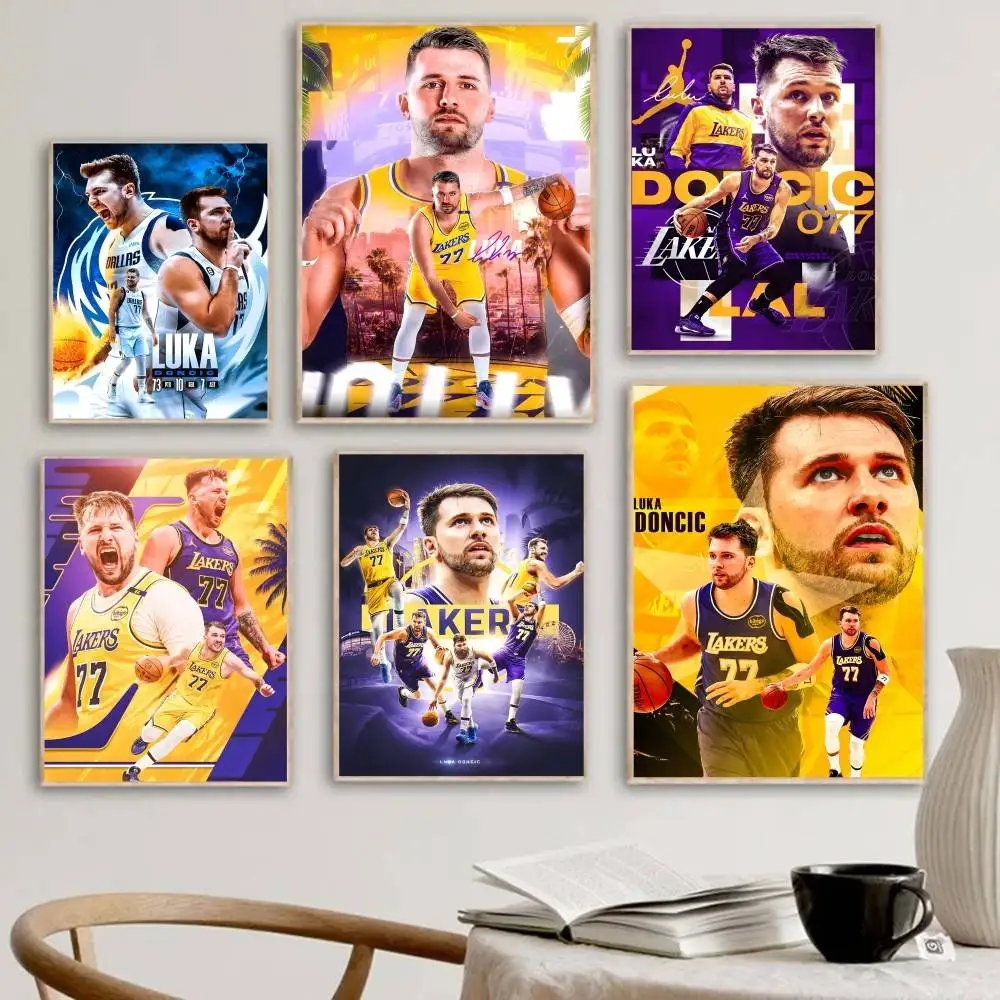 Famous Basketball Star L-Luka Doncic Classic Movie Posters HD Quality Poster Wall Art Painting Study Nordic Home Decor