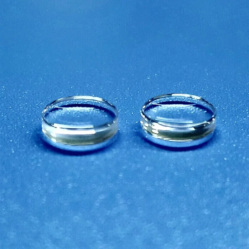 Laser Collimating Focusing Lens 10mm Diameter Molded Aspheric Plano-convex Glass Lens Coated Selectable Focal Length 2PCS