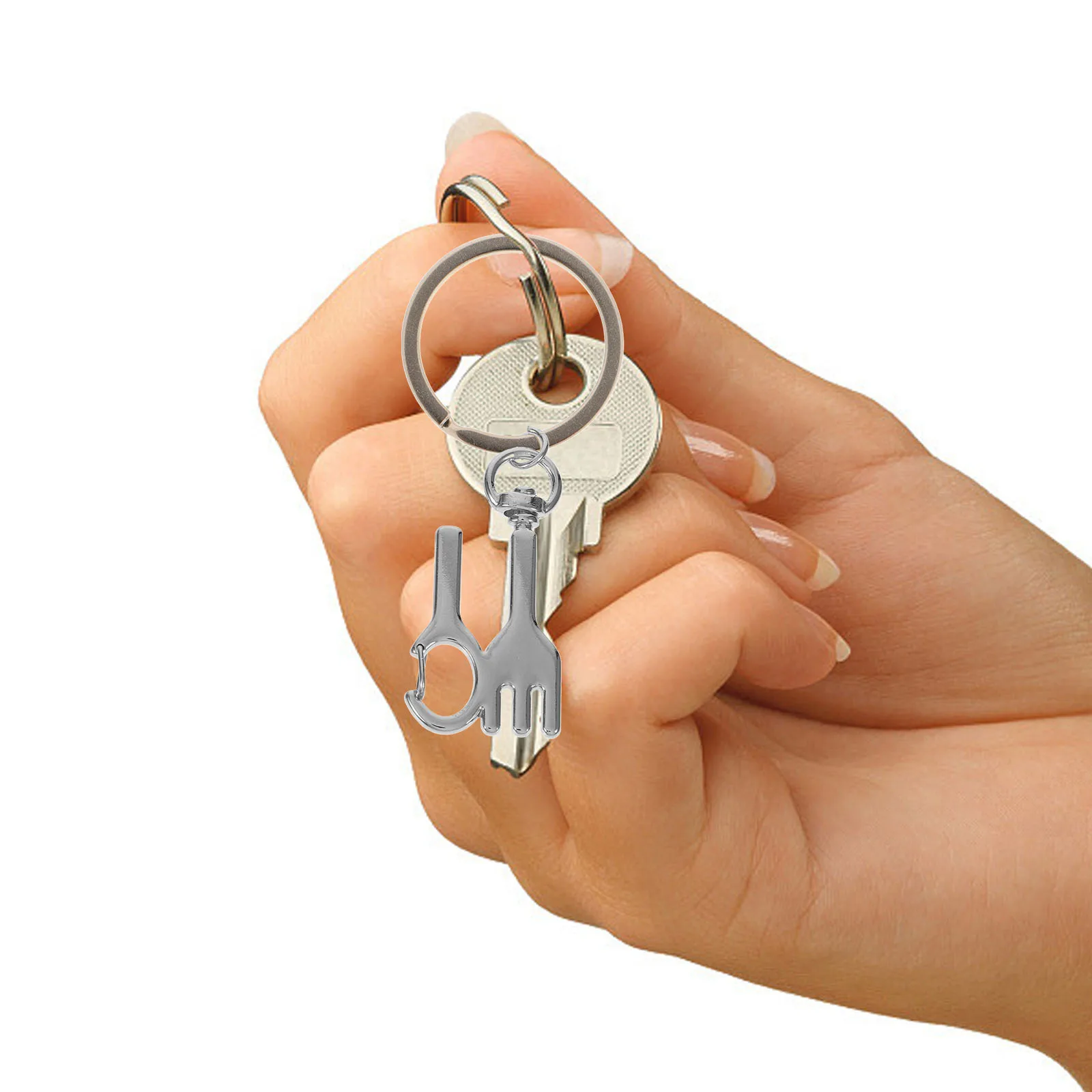 

10pcs Diy Keychain Making Cutlery Shaped Charms Unique Keychain Accessories Durable Decorative Pendants Craft Supplies