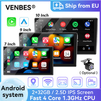 VENBES 7/9/10 Inch Android System Car Radio,Car Play&Android Auto 2 DIN Support Google Store WIFI GPS Navigation